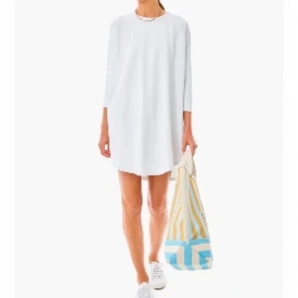 Tuckernuck Pomander Place White Sue Sweatshirt Dress XS/S - Picture 1 of 7